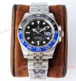 VR-Factory Swiss 3186 Rolex GMT-Master II Batman Jubilee Watch 126710blnr